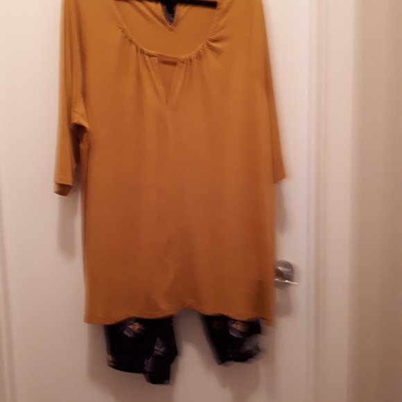 Penningtons Mustard boho peasant top - Picture 2 of 5